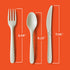 Set, 8 8 8 24 Count Hefty ECOSAVE Compostable Assorted Cutlery Utensils for BBQs, Tailgates, Camping, Parties