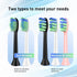 Mcuy 7am2m AM101/AM105 7am 2m, 10 Count, Replacement Brush Heads Compatible with Sonic Electric Toothbrush - Medium
