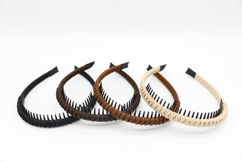Spa Headbands for Washing Face or Facial.Can easily solve the problem of short hair on the forehead fashionable hair accessories are suitable for friends gatherings and shopping(A pack of 4)