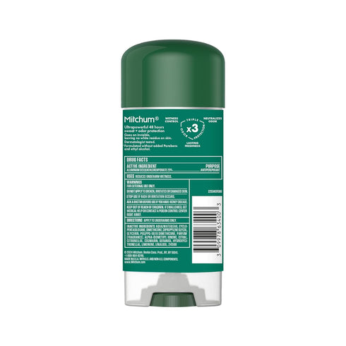 Mitchum Men’s Antiperspirant & Deodorant Gel, Mountain Air, 48HR Protection, 3.4 oz