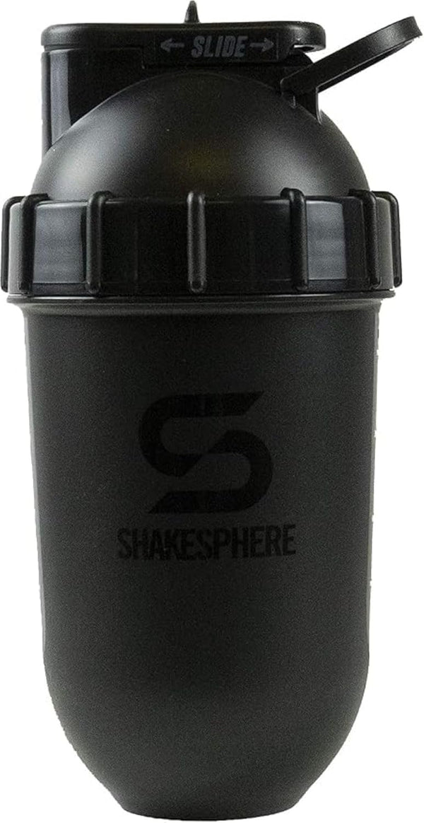 SHAKESPHERE Shaker Bottle - 24oz Leak-Proof Protein Shaker Bottle for Pre Workout, Smoothie and Powder Drink Mixes,
