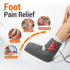 Comfytemp Foot Heating Pad for Plantar Fasciitis, Heated Ankle Wrap Foot Warmer with 3 Heat and Time Sets, FSA HSA