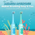 Set 3+ Aquasonic Kids Electric Toothbrush for Ages | Soft Bristles, Oscillating Brush Head, Built-in Battery | Aquarium
