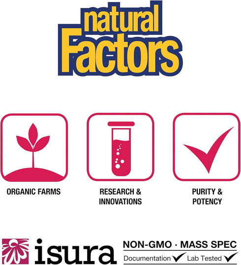 Natural Factors GrapeSeedRich Grape Seed Extract, 90 Capsules for Antioxidant Support