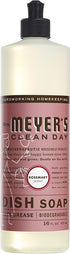 Mrs. Meyer's Clean Day Liquid Dish Soap, 16 Ounce Rosemary Scent (Pack of 2)