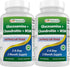 Best Naturals Glucosamine Chondroitin and MSM Joint Supplements, 2600 mg per serving, 180 Count (Pack of 2)