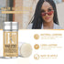 VOLLUCK Hair Wax Stick for Wigs, 2.7Oz Edge Control Slick Stick with 4 PCS Edge Brushes Hair Styling Comb Set