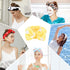 LADES Soft Skincare Headband, Adjustable & Comfortable, Cute Patterns for Makeup, Facial, Non-Slip Hair Control