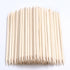 HOOMBOOM 600Pcs Orange Wood Sticks & Double Sided Cuticle Pusher Remover for Nail Art Manicure Pedicure