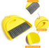 LUOKER Set,1pc Set,SUP Set,Small Small Broom and Dustpan Dust Pan and Brush Cute Little Yellow Duck Hand Mini Broom