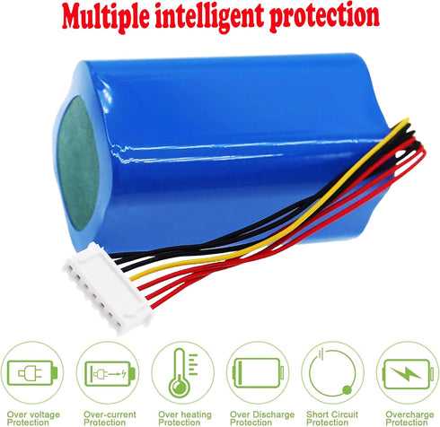 Replacement SRS-XB30 Speaker Battery ID659 ID659B ST-06S, 7.4V 5200mAh for SRS-X30 SRS-XB3 SRS-XB43