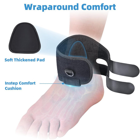 Tenbon AFO Foot Drop Brace for Walking with Shoes & Sandals, Adjustable Dorsiflexion Assist Support for Improved Gait