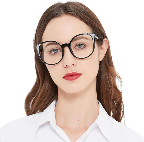 OCCI CHIARI Large 2.25 Reading Glasses - Designer Readers for Women (1.0 1.25 1.5 1.75 2.0 2.25 2.5 2.75 3.0 3.5)