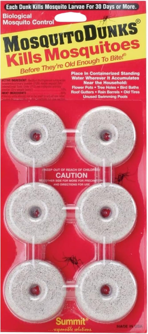 Summit Chemical Co. Insect Mosquito Dunk, 6 Pack