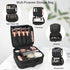 Relavel Travel Makeup Train Case - Makeup Cosmetic Case Organizer, Portable Artist Storage Bag with Adjustable Dividers