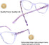 AQWANO Women Computer Reading Glasses, Blue Light Blocking, Vintage Cat Eye Readers, Purple 2.75