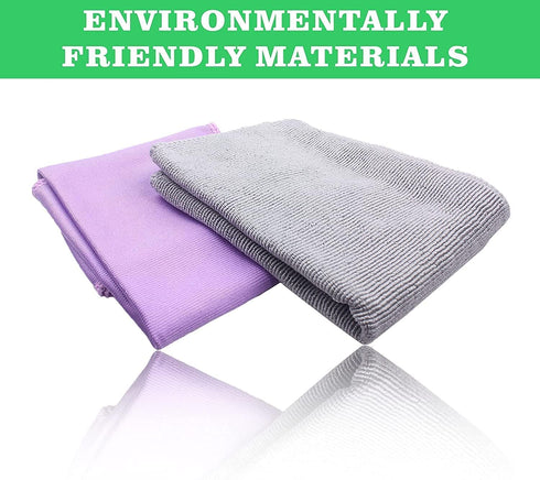 Longmann 2 Package (2 2 x Nrwex Basic Window Cleaning Cloth and Enviro Cloth Glass Cloth, Cleaning Cloth, Streaks