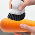 Pans(2Pack +2Pack Dish Brush with Handle, Kitchen Scrub Brushes for Cleaning, Dish Scrubber with Nylon bristles