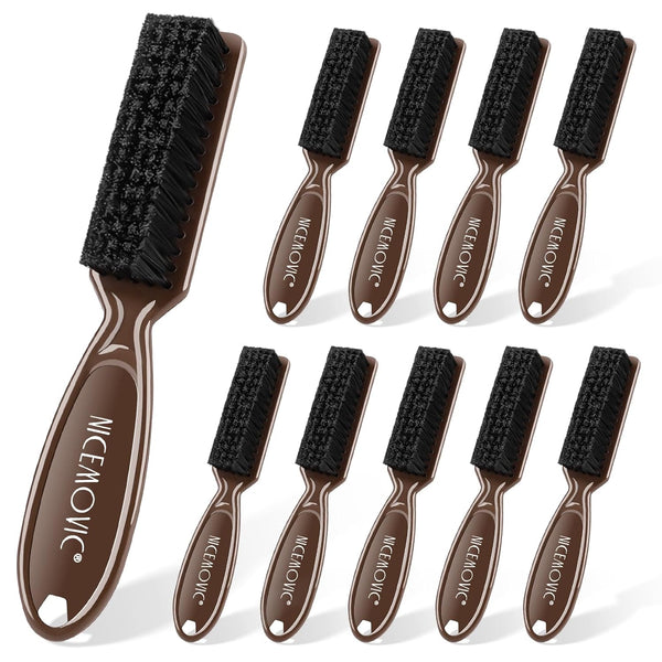 NICEMOVIC 10 Pcs Barber Clipper Cleaning Brush Set, Mini Nylon Brush for Hair Styling, Blade Trimmer Cleaning Supplies