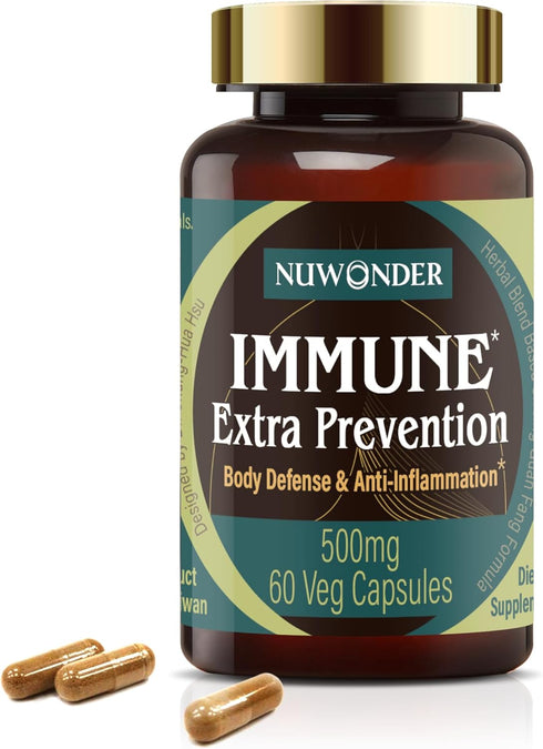 Immune EXTRA Prevention | Natural Immune Support, Clinically Tested Formula, Non-Drowsy, No Chemical Ingredient,
