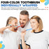 CHENGU 200 Pack Disposable Toothbrush, Individually Wrapped Travel Toothbrushes for Adults, Soft Bristle, Multicolor