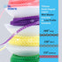 10 Rolls Orthodontic Braces Rubber Chains, 15'' Spools with Mix Colors, Closed, Short, Long Filaments