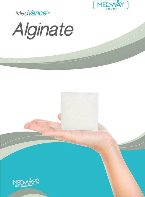 MedVance TM Alginate – Calcium Alginate Dressing 2"x2", Box of 5 Dressings