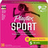 Playtex Sport Tampons with Flex-Fit Technology, Regular and Super Multi-Pack, Unscented -