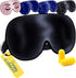 Jersey Slumber 100% Silk Sleep Mask | Super Soft Eye Mask with Adjustable Strap | Best Sleeping Aid, Blocks Light