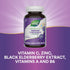 Nature's Way Sambucus Immune Chewable for Kids, Elderberry, Ages 2+, Vitamins C & A, 40 Tablets