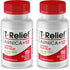 T-Relief Arnica +12 Natural Actives for Back Pain, Joint Soreness, Muscle Aches & Stiffness, 100 Tablets (2 Pack)