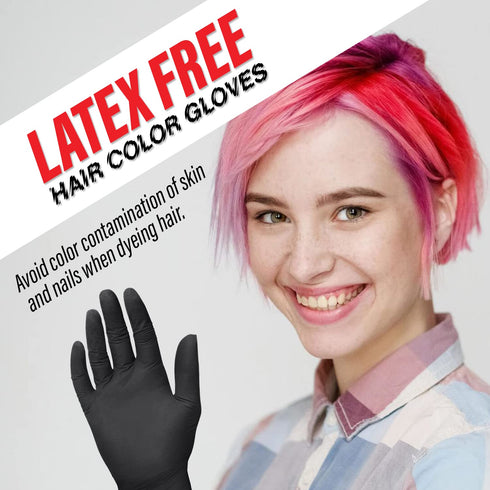 MANIC PANIC Dye Tool Kit - Hair Dye Brush + Comb Applicator, Hair Cap & Latex-Free Gloves - Reusable & Easy to Clean