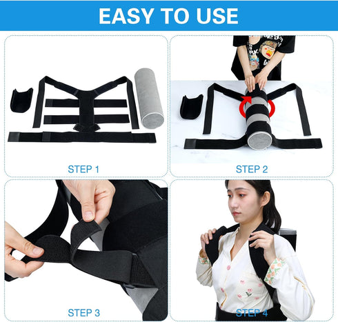 SJFFDP Side Sleep Trainer for Positional Sleep Apnea - Anti Snoring Device to Prevent Back Sleeping, Sleep Positioner