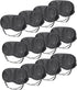 12 PCS Satin Games Sleep Mask Eye Mask Blindfold for Men & Women, Night Eyeshade for Travel Nap