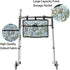 Walker Bag, Hands Free Accessories Basket for Folding Walkers, Multi-Purpose Tote Caddy Pouch (Mandala Print)