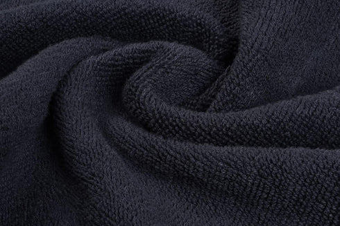 White Classic Bleach Safe Black Makeup Washcloths, 6 Pack - Super Soft Luxury Cotton Towels for Cleansing