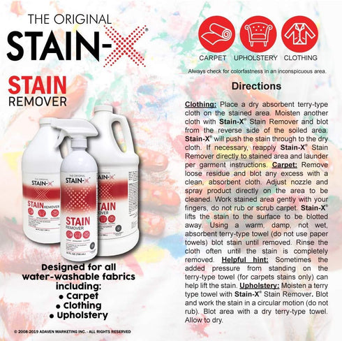 Multi-Purpose Stain Remover for Carpet, Upholstery, and Clothing - 24 Ounce