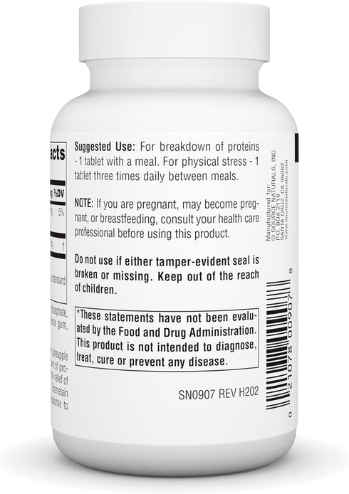 Source Naturals Bromelain, 500 mg Proteolytic Enzyme Supplement, 120 Tablets
