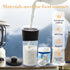 Shaker Bottle for Protein Mixes, 24 oz Protein Shaker with Whisk Ball, Portable Pre Workout Drink Shaker Cup