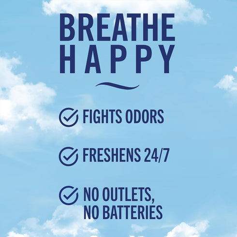 Febreze Small Spaces, Plug in Air Freshener Alternative for home, Odor Fighter Air Freshener, Ocean Scent,25 fl. oz, Pack of 4