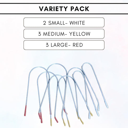 Sta-Rite Hot Roller Clips - Assorted Sizes (8 Count)