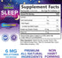 Sugar Free Sleep Gummies for Adults - Extra Strength 6mg Melatonin Gummy, Natural Sleeping Gummy for Adults, Kids, Orange Flavored, Vegan, Non-GMO, Sleep Vitamin Support Supplement - 60 Gummies