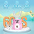 QDCYP 360 6 4 (6-12 Kids U Shaped Electric Toothbrush, Automatic Sonic Cleaning, Modes, Brush Heads, Cute Cartoon Koala