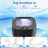 Ultrasonic Retainer Cleaner Machine - 48kHz Quick Cleaning for Retainers, Aligners, Dentures, Mouth Guards