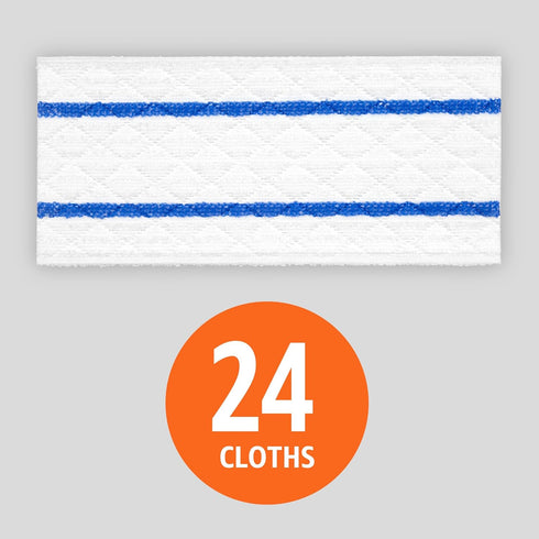 Amazon Basics Wet Mopping Cloth Refills, Pack of 1, 24 Count