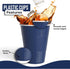 Party Solids 18 Oz 100 Pack Navy Plastic Cups For Party Supplies | Navy Disposable Cups Plastic | Disposable Drinkware