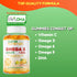 Vegan Omega 3 Gummies for Adults, 60 Gummies, Plant Based with Chia Oil, DHA, Vitamin C