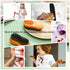 Two-Sided Laundry Stain Remover Brush, Soft Bristle for Scrubbing Tough Stains on Delicate Fabrics, Easy to Grip Blue