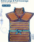 Shoulders,24"x35" 2 Massagers,Auto-shutoff,2 Settings,4 Vibrating Heating Pad for Neck and Large Heating Pads for Back