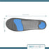 bonmedico High Performance Gel Insoles for Sports & Leisure - Shock Absorbing Support for Foot & Joint Problems